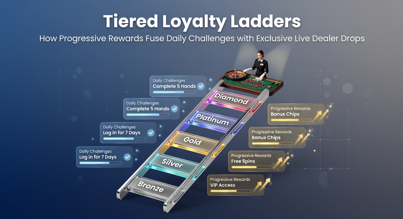 Screenshot of a live dealer game interface showing a tiered loyalty drop notification with bonus chips raining into a roulette table