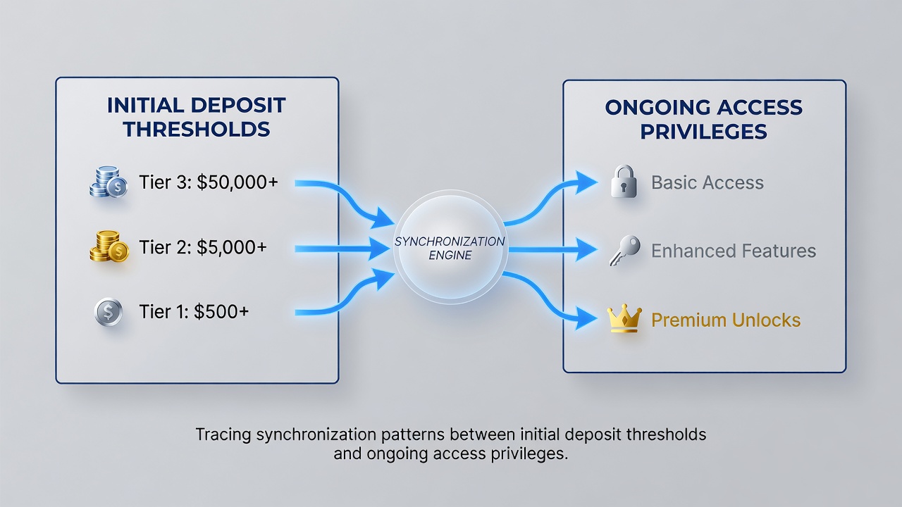 Chart comparing access duration after initial deposits in slots and live dealer settings